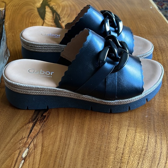 NWOB Gabor Leather Slide - Picture 8 of 17